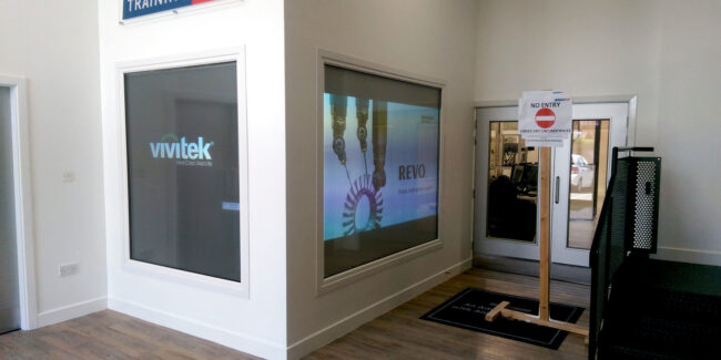 Intelligent Switchable Glass – Rear Projection